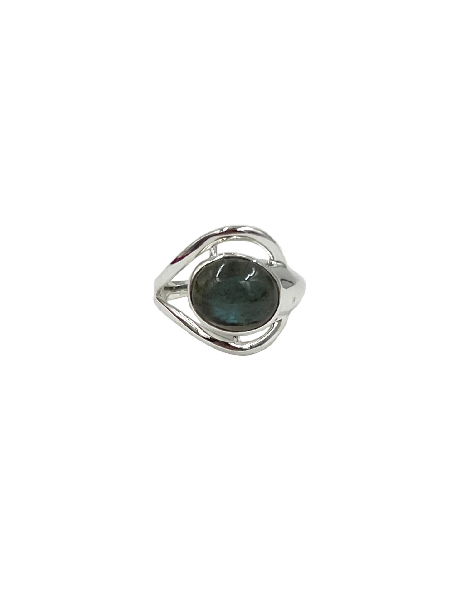 Oval Labradorite Ring