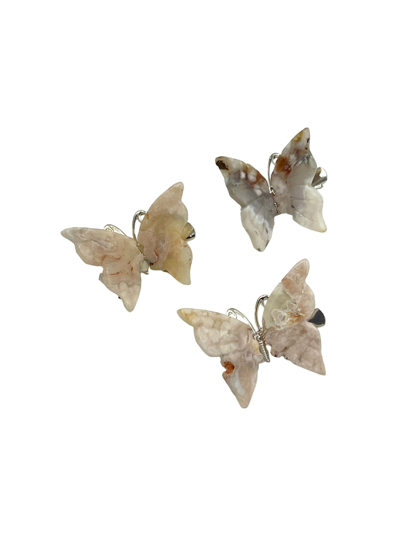 Crystal Butterfly Hair Clips