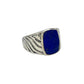 Sterling Silver Gemstone Wave Design Rings