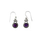 Braided Gemstone Earrings