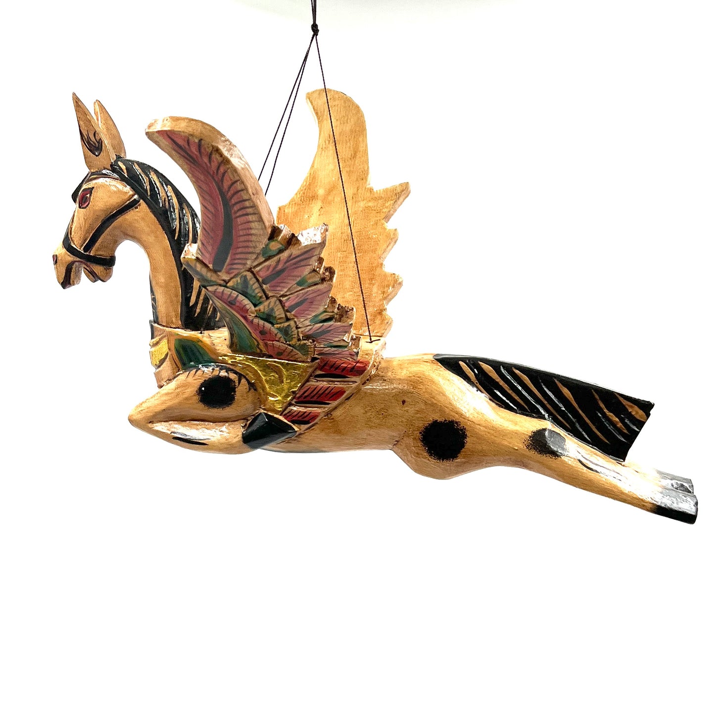 Hand Carved Flying Horse Spirit chasers - Available in 2 colors