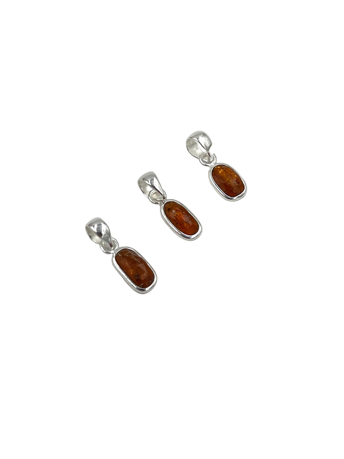 Orange Kyanite Pendants