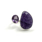 Sterling Silver Amethyst & Charoite Rings
