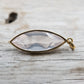 14 Karat Gold | Rose Quartz Marquise Cut Pendant