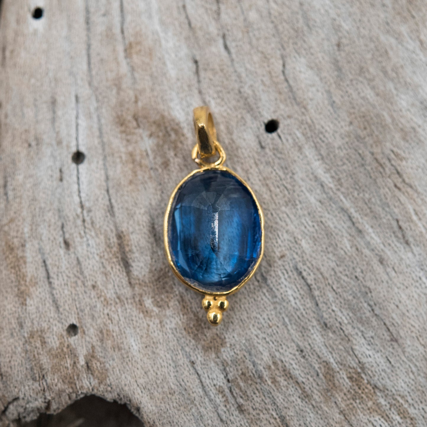 14 Karat Gold | Kyanite Pendant Collection
