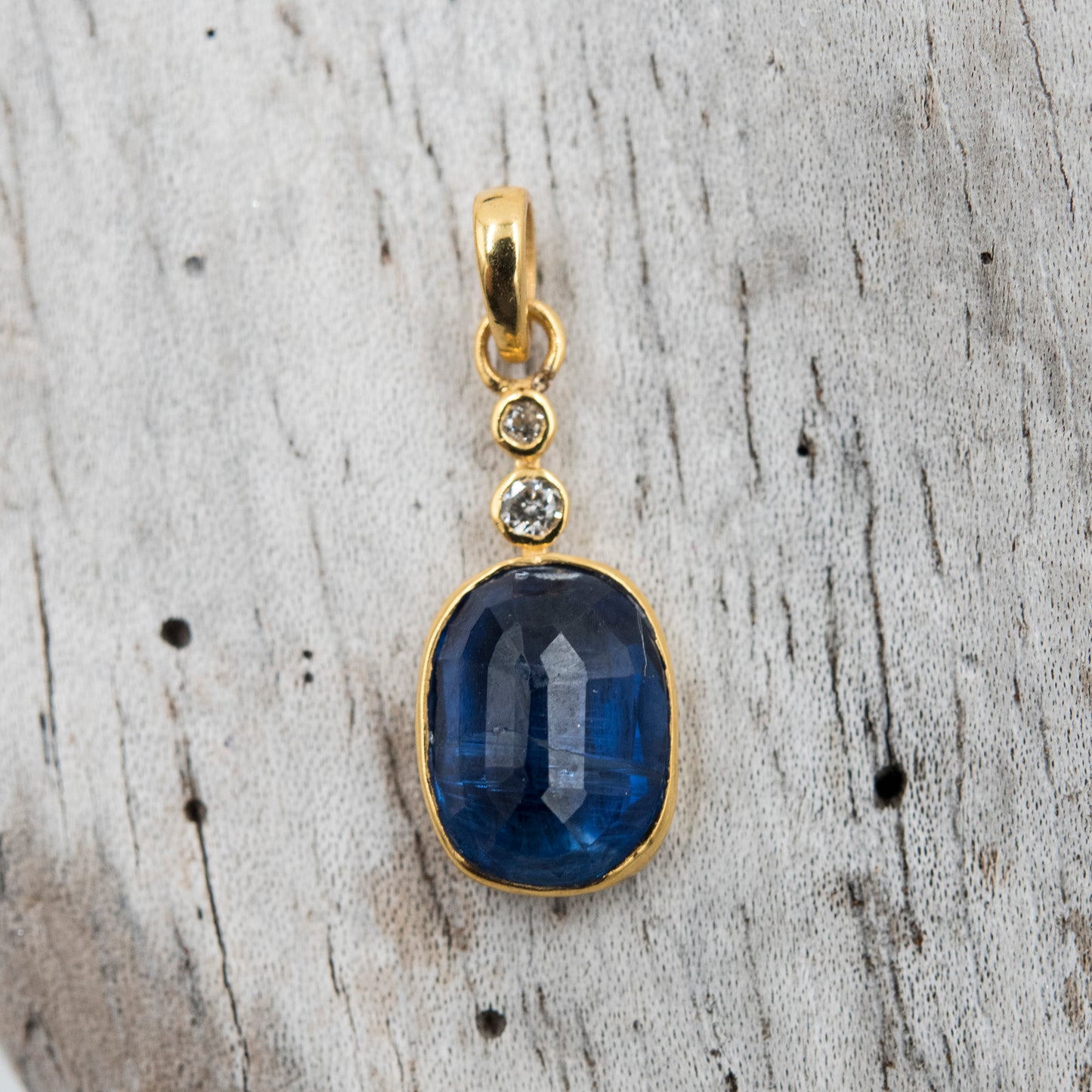 14 Karat Gold | Kyanite Pendant Collection