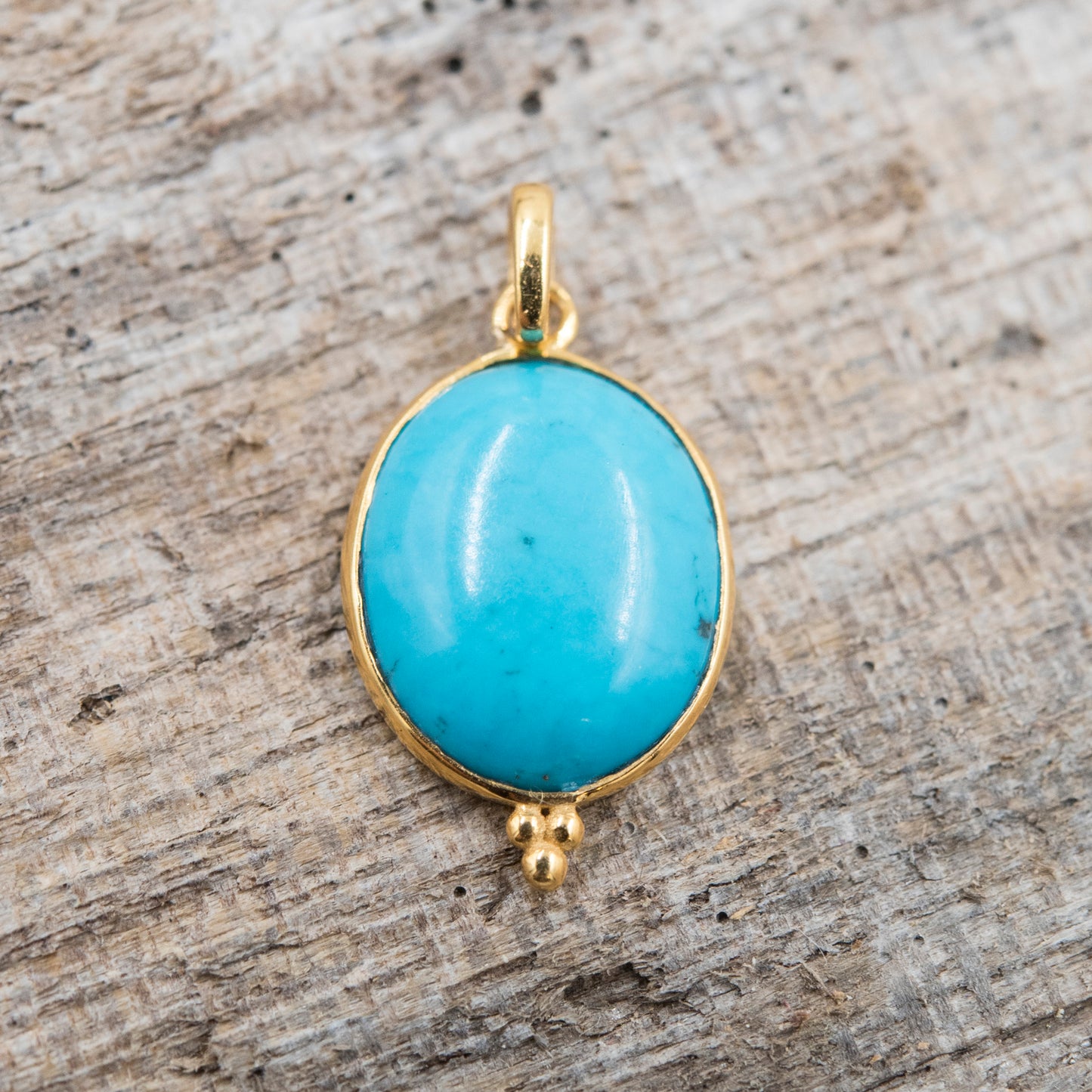 14 Karat Gold | Arizona Turquoise Pendant Collection