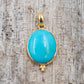 14 Karat Gold | Arizona Turquoise Pendant Collection