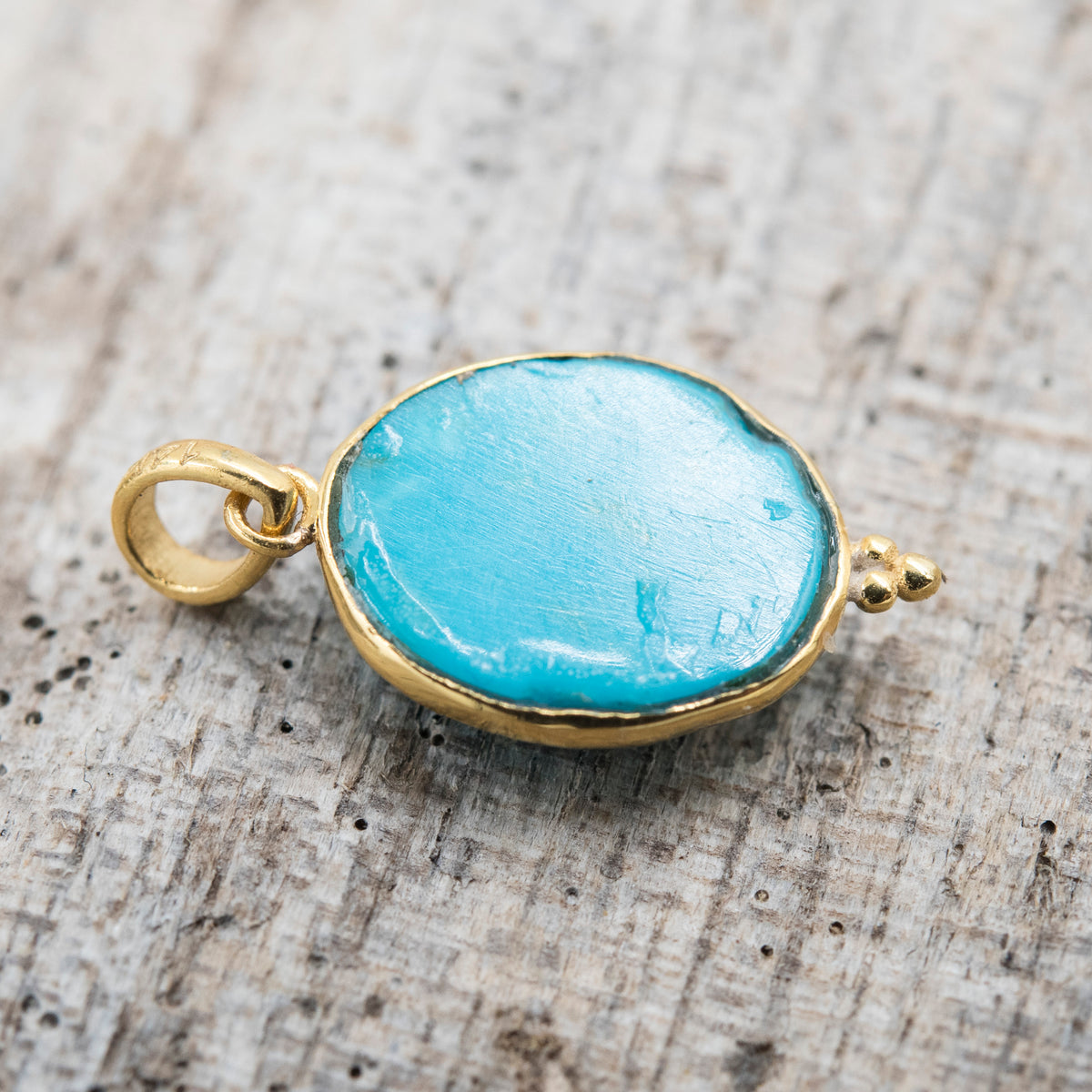 14 Karat Gold | Arizona Turquoise Pendant Collection
