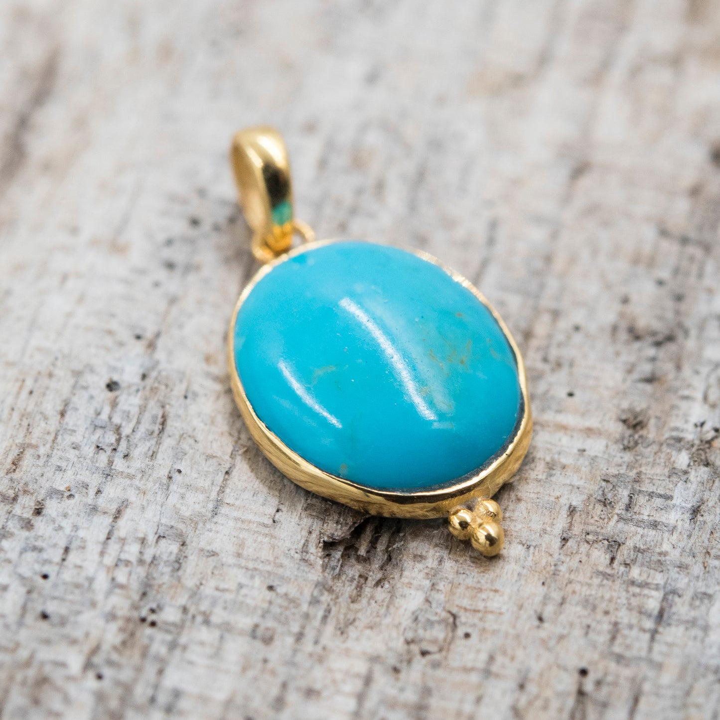 14 Karat Gold | Arizona Turquoise Pendant Collection