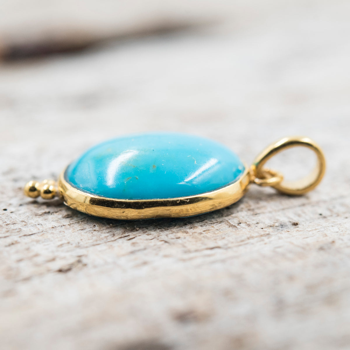 14 Karat Gold | Arizona Turquoise Pendant Collection