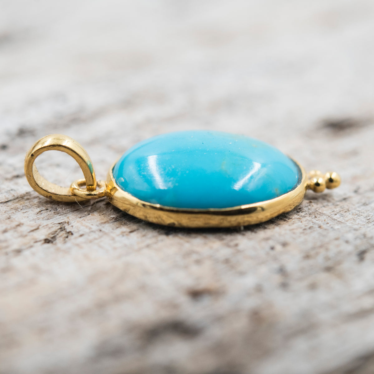 14 Karat Gold | Arizona Turquoise Pendant Collection