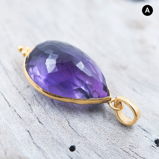 14 Karat Gold | Amethyst Pendant Collection