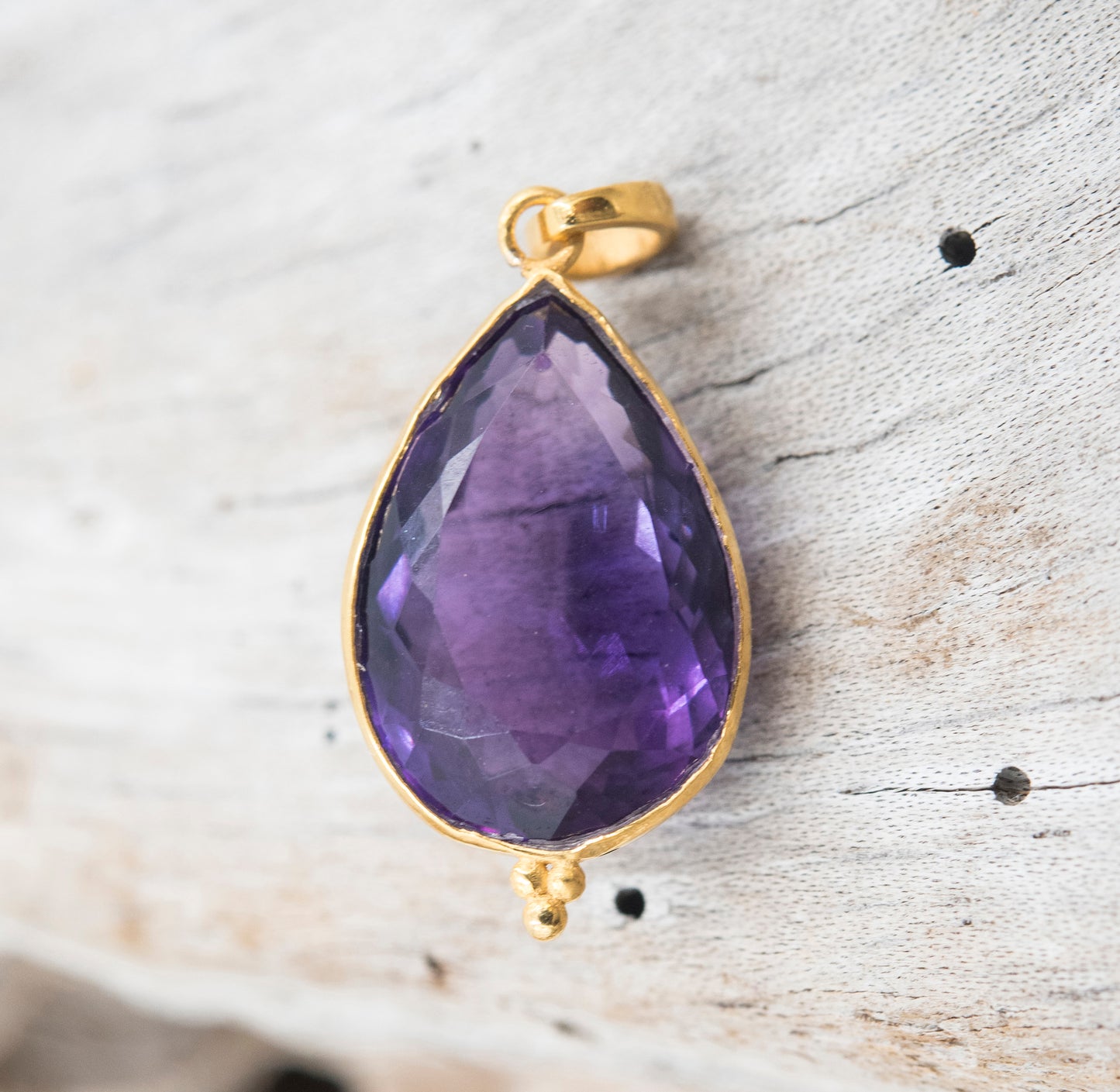 14 Karat Gold | Amethyst Pendant Collection
