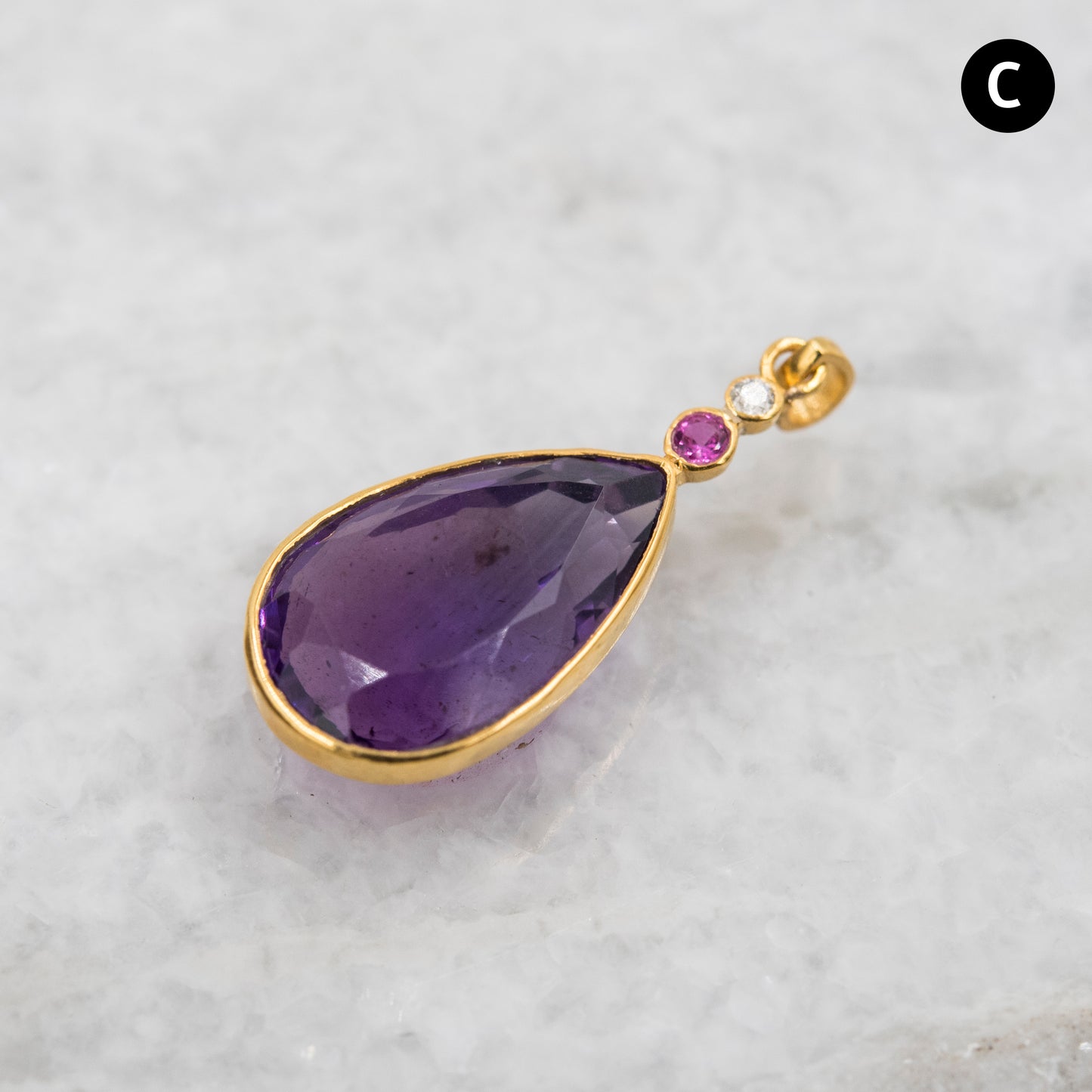 14 Karat Gold | Amethyst Pendant Collection