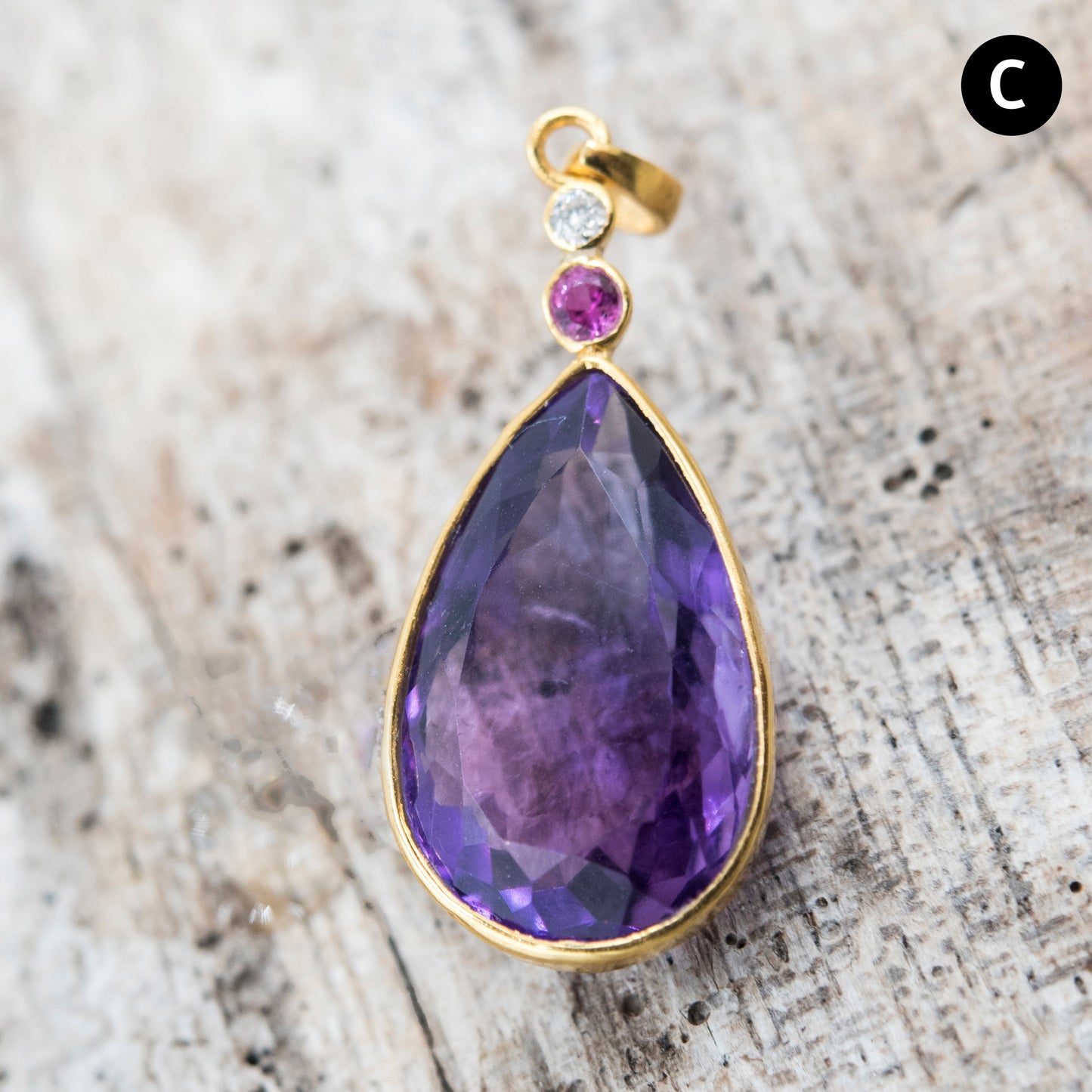 14 Karat Gold | Amethyst Pendant Collection