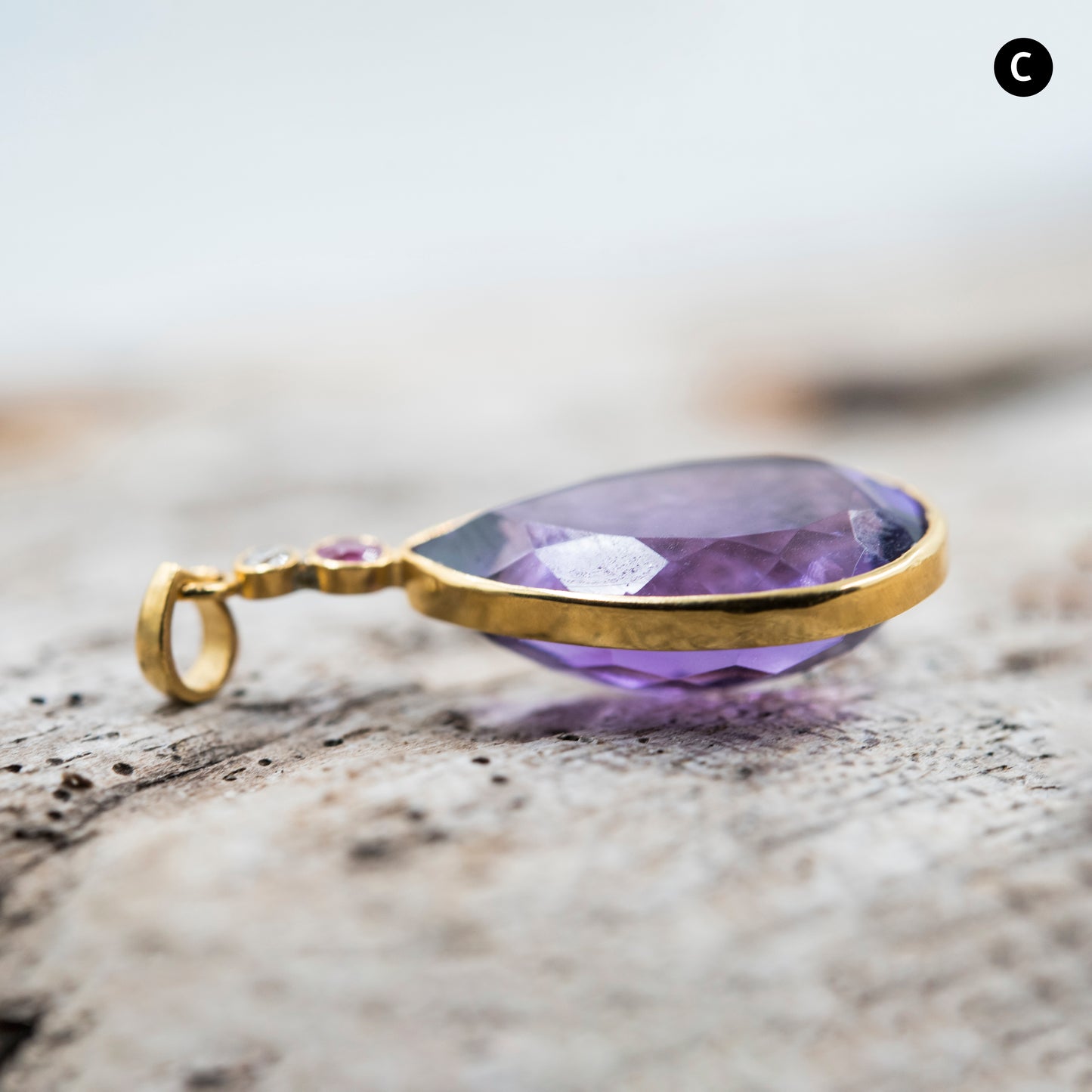 14 Karat Gold | Amethyst Pendant Collection