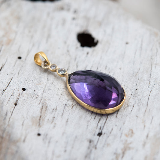 14 Karat Gold | Amethyst Pendant Collection