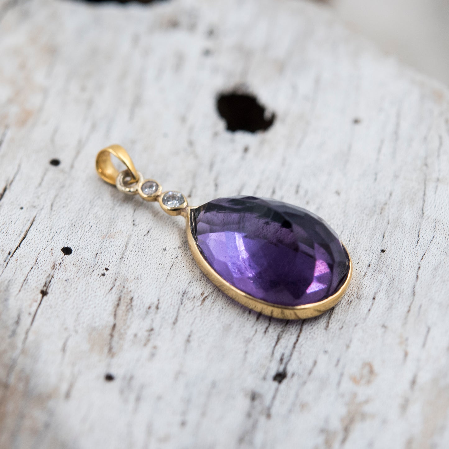 14 Karat Gold | Amethyst Pendant Collection