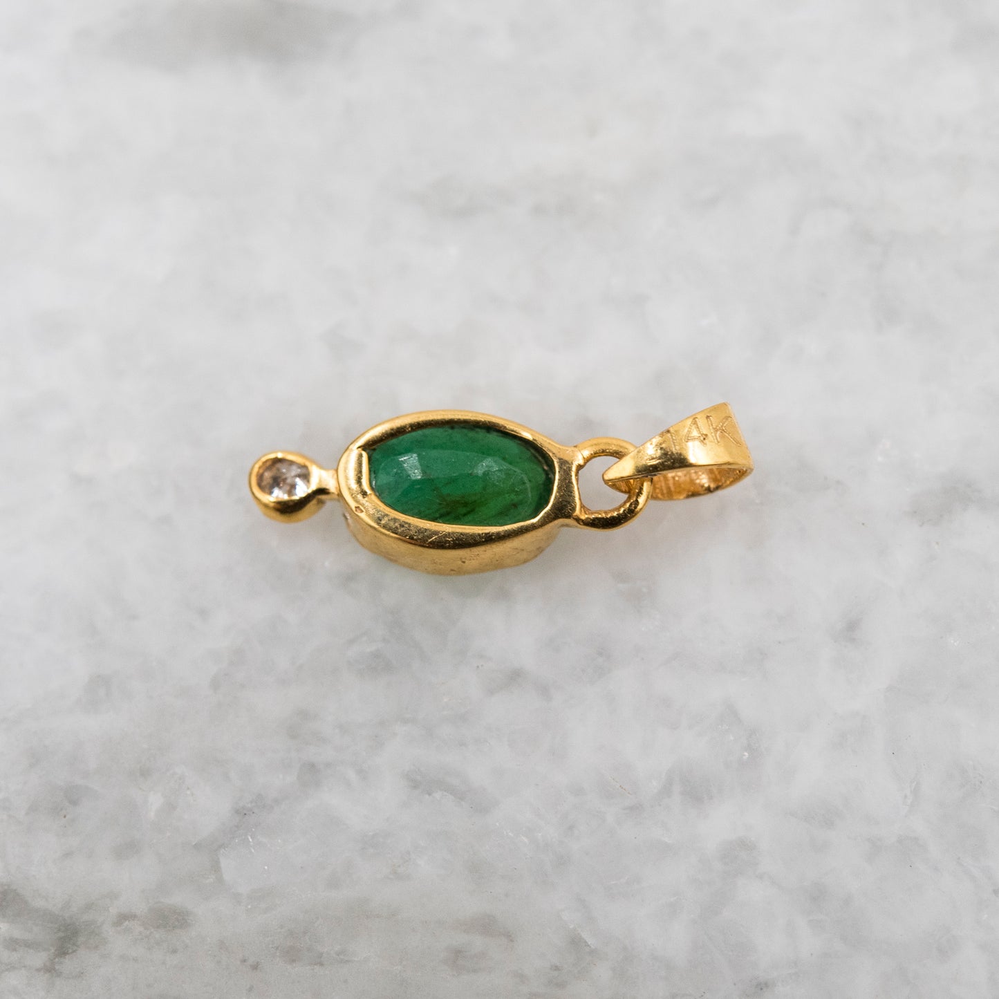 14 Karat Gold | Emerald Pendant Collection