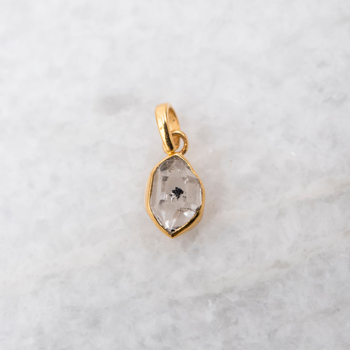 14 Karat Gold | Herkimer Diamond Pendant Collection