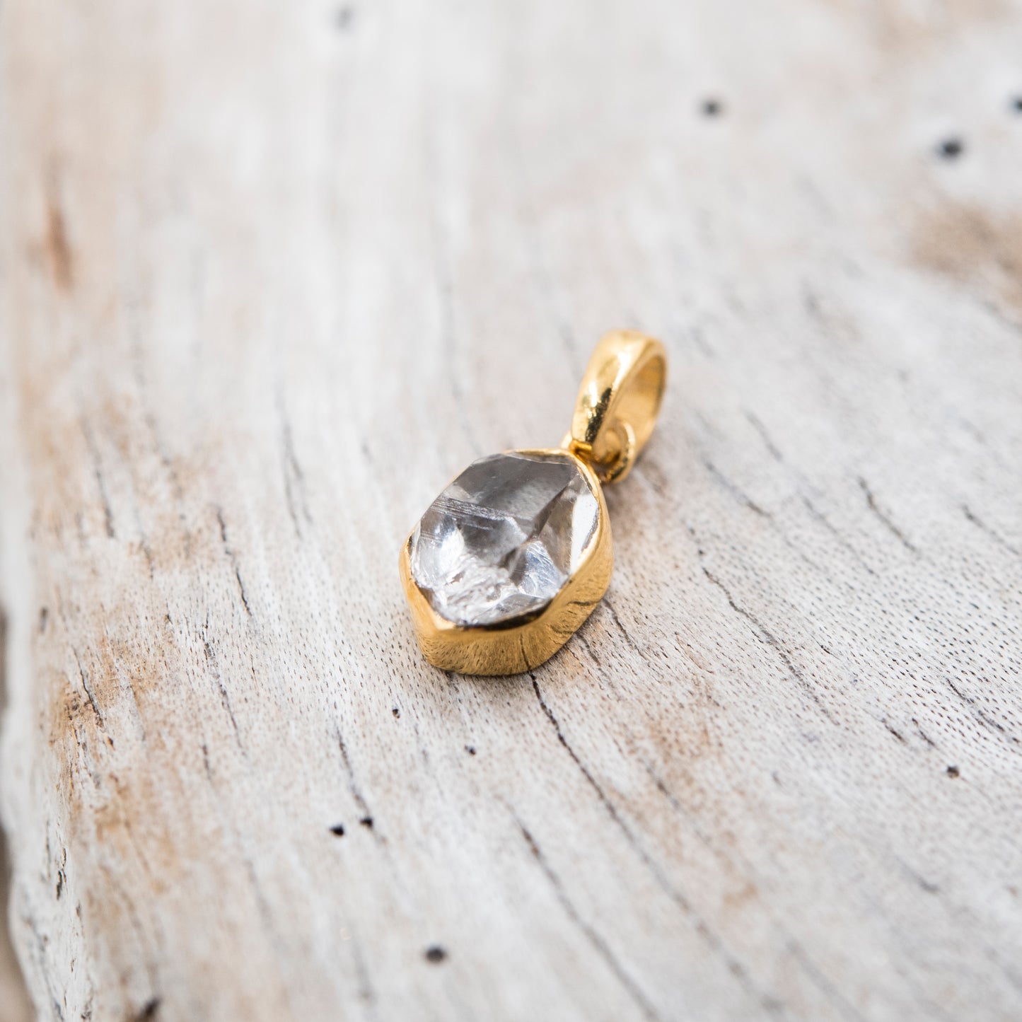 14 Karat Gold | Herkimer Diamond Pendant Collection