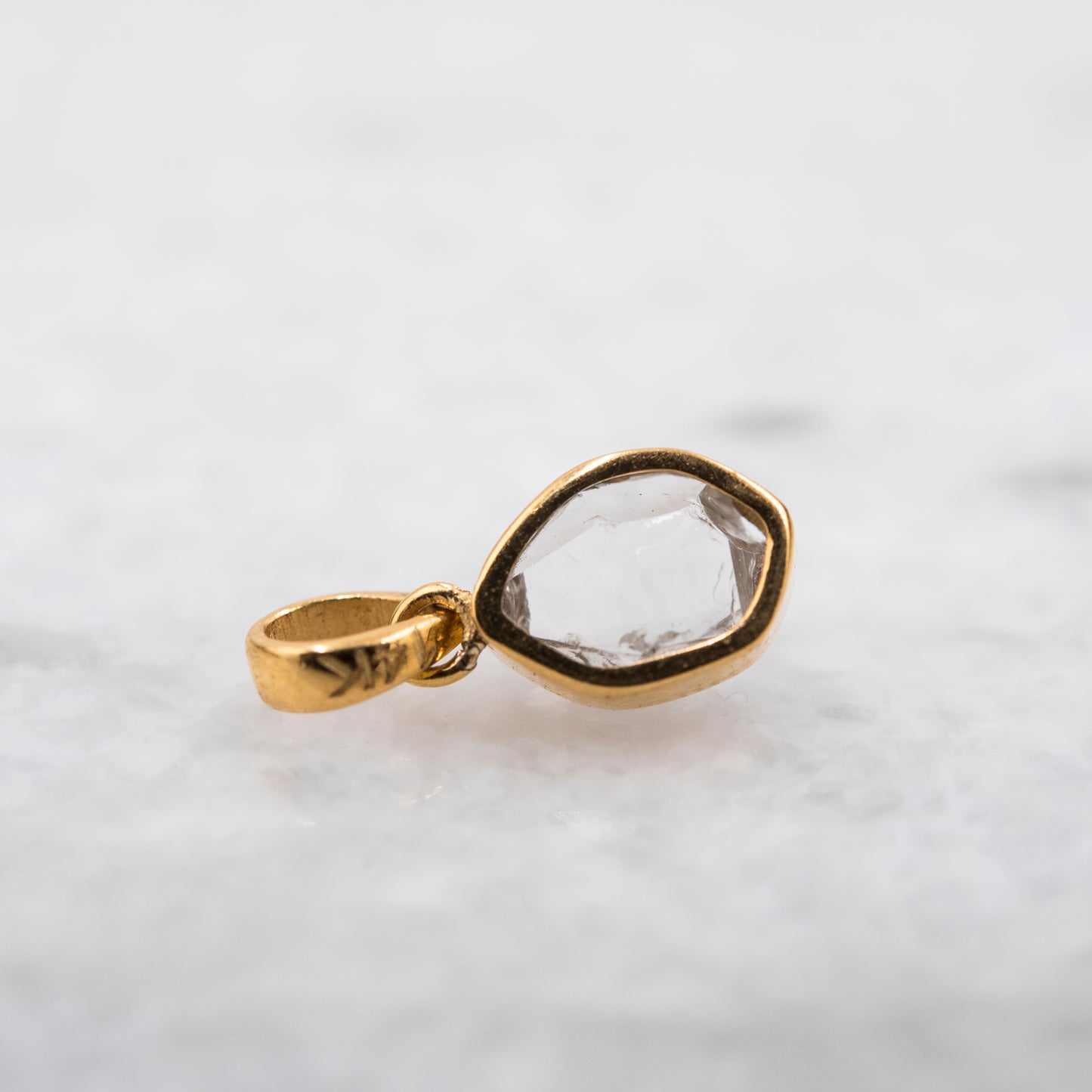 14 Karat Gold | Herkimer Diamond Pendant Collection