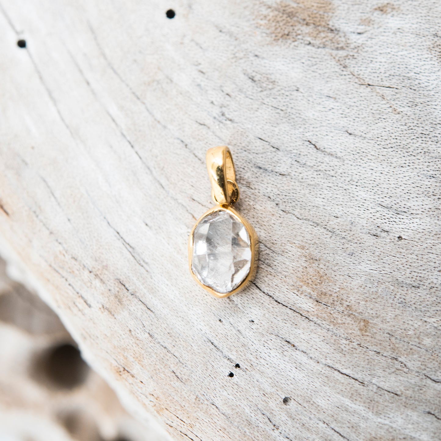 14 Karat Gold | Herkimer Diamond Pendant Collection