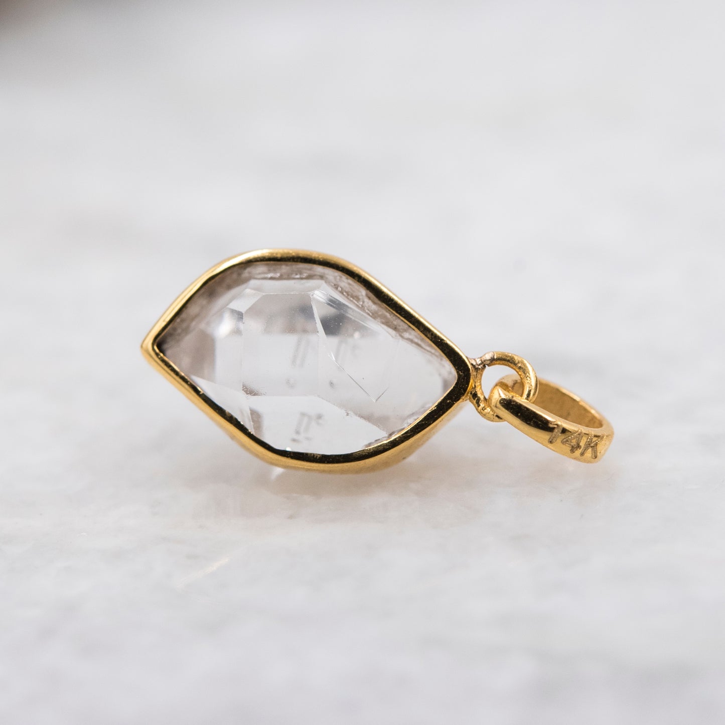 14 Karat Gold | Herkimer Diamond Pendant Collection