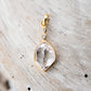 14 Karat Gold | Herkimer Diamond w/ faceted Diamonds Pendant Collection