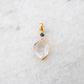14 Karat Gold | Herkimer Diamond w/ faceted Sapphire Pendant Collection