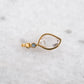 14 Karat Gold | Herkimer Diamond w/ faceted Sapphire Pendant Collection