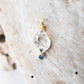 14 Karat Gold | Herkimer Diamond w/ faceted Sapphire Pendant Collection