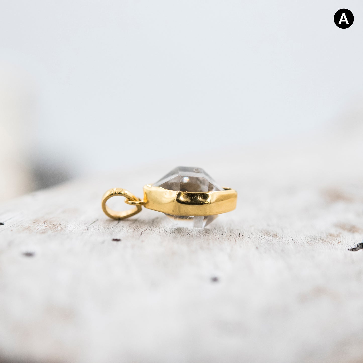 14 Karat Gold | Herkimer Diamond Pendant Collection