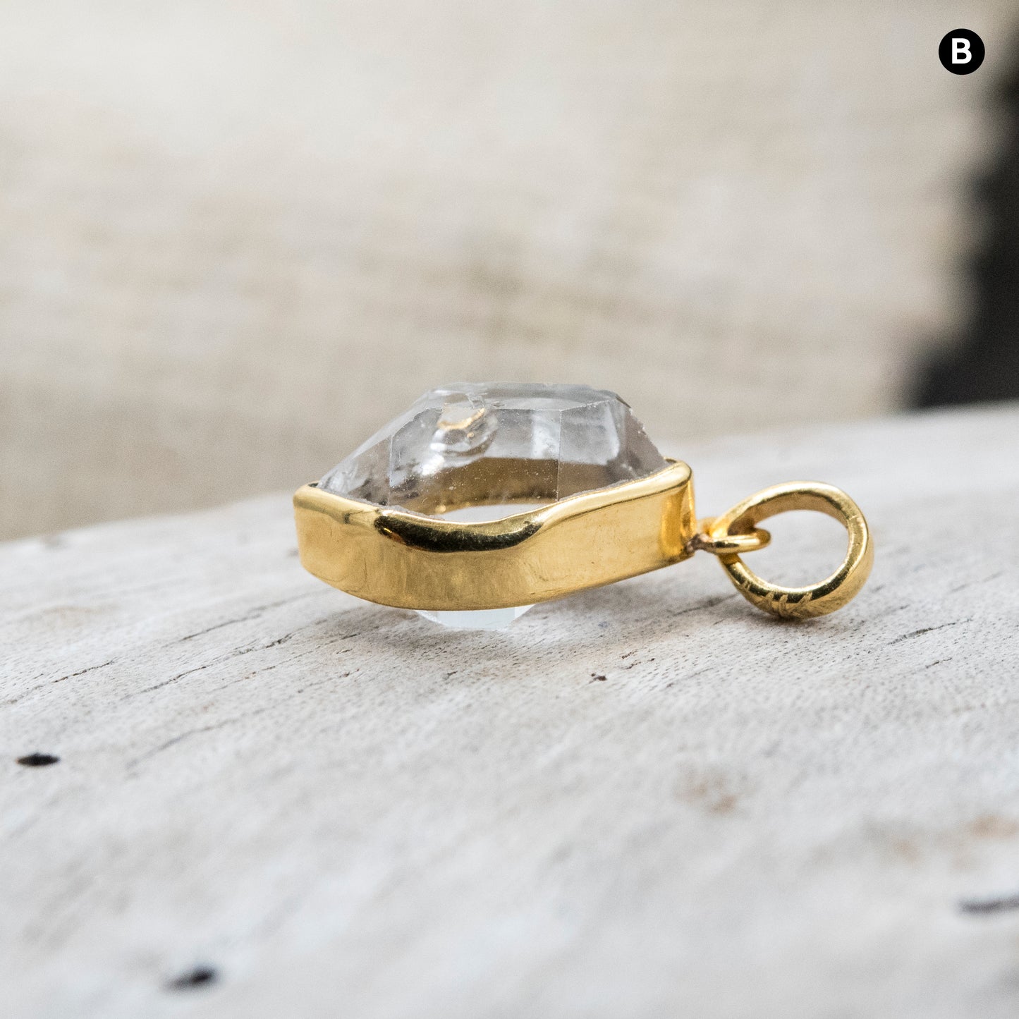 14 Karat Gold | Herkimer Diamond Pendant Collection