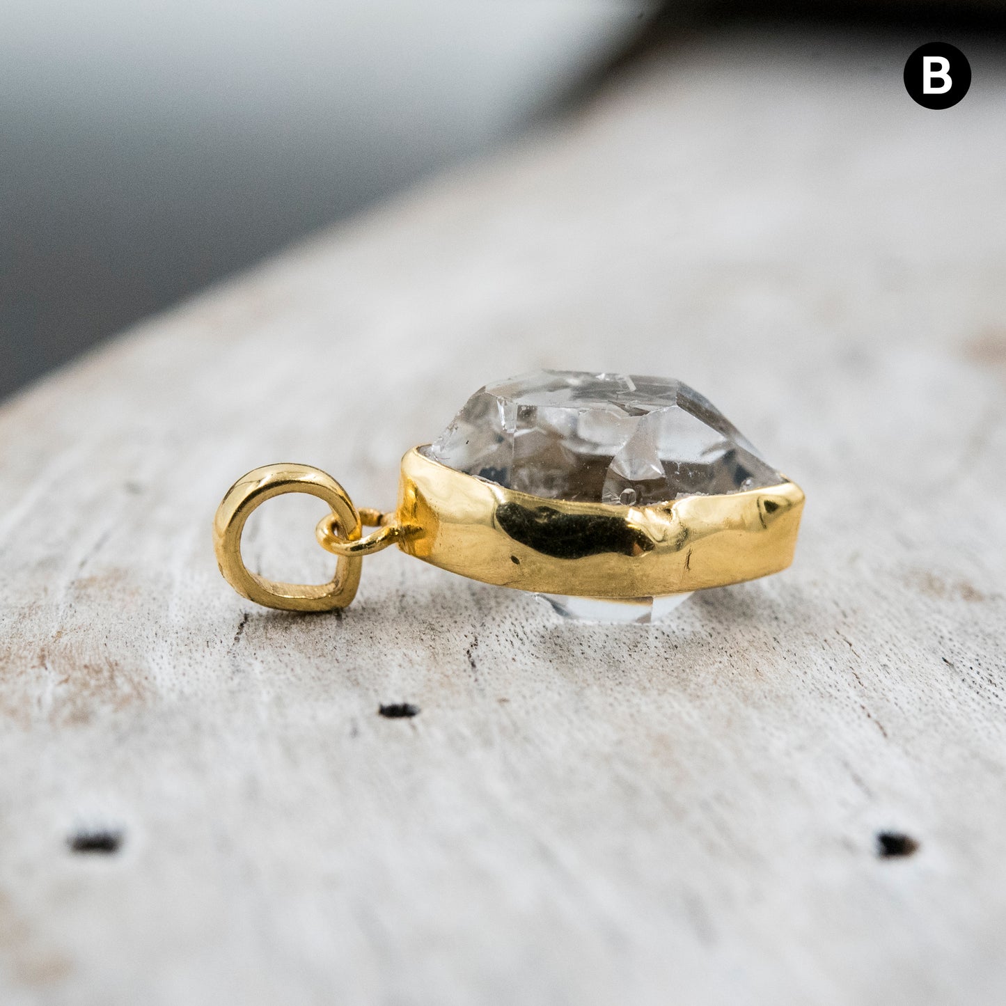 14 Karat Gold | Herkimer Diamond Pendant Collection