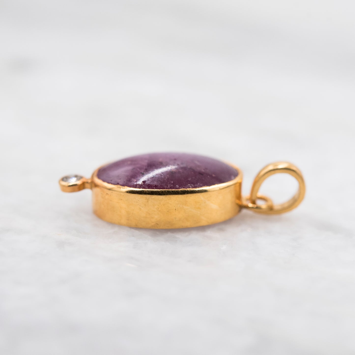 14 Karat Gold | Star Ruby & Diamond Pendant Collection