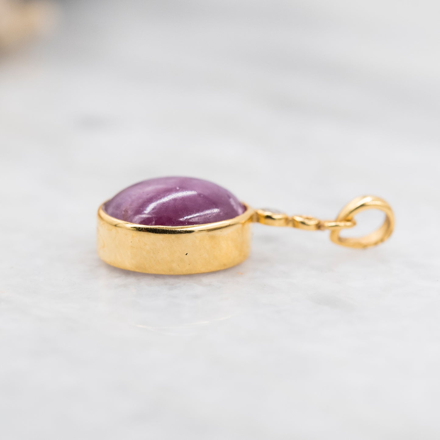 14 Karat Gold | Star Ruby & Diamond Pendant Collection