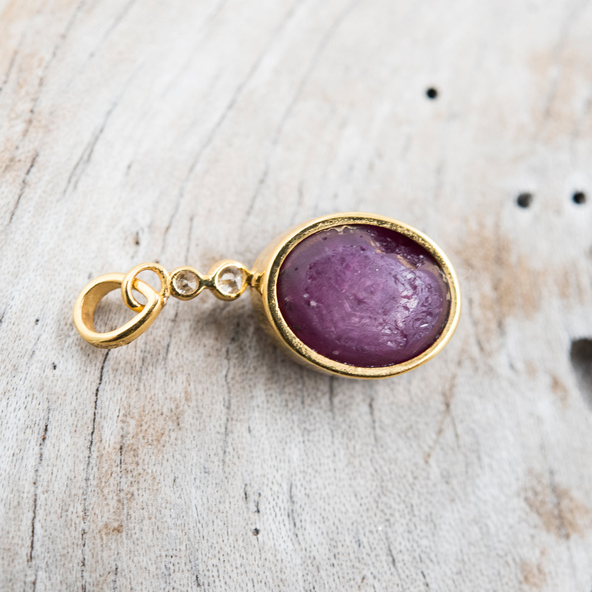 14 Karat Gold | Star Ruby & Diamond Pendant Collection