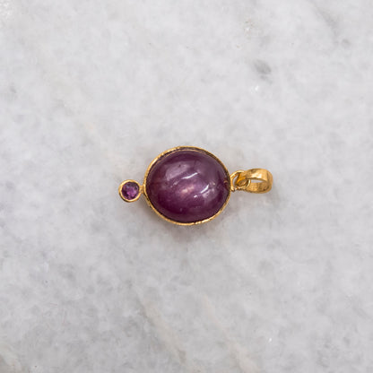14 Karat Gold | Star Ruby & faceted Ruby Pendant Collection