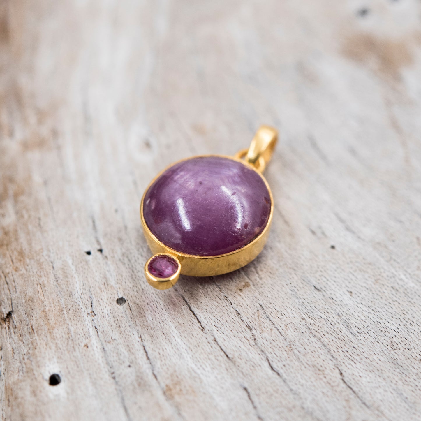 14 Karat Gold | Star Ruby & faceted Ruby Pendant Collection