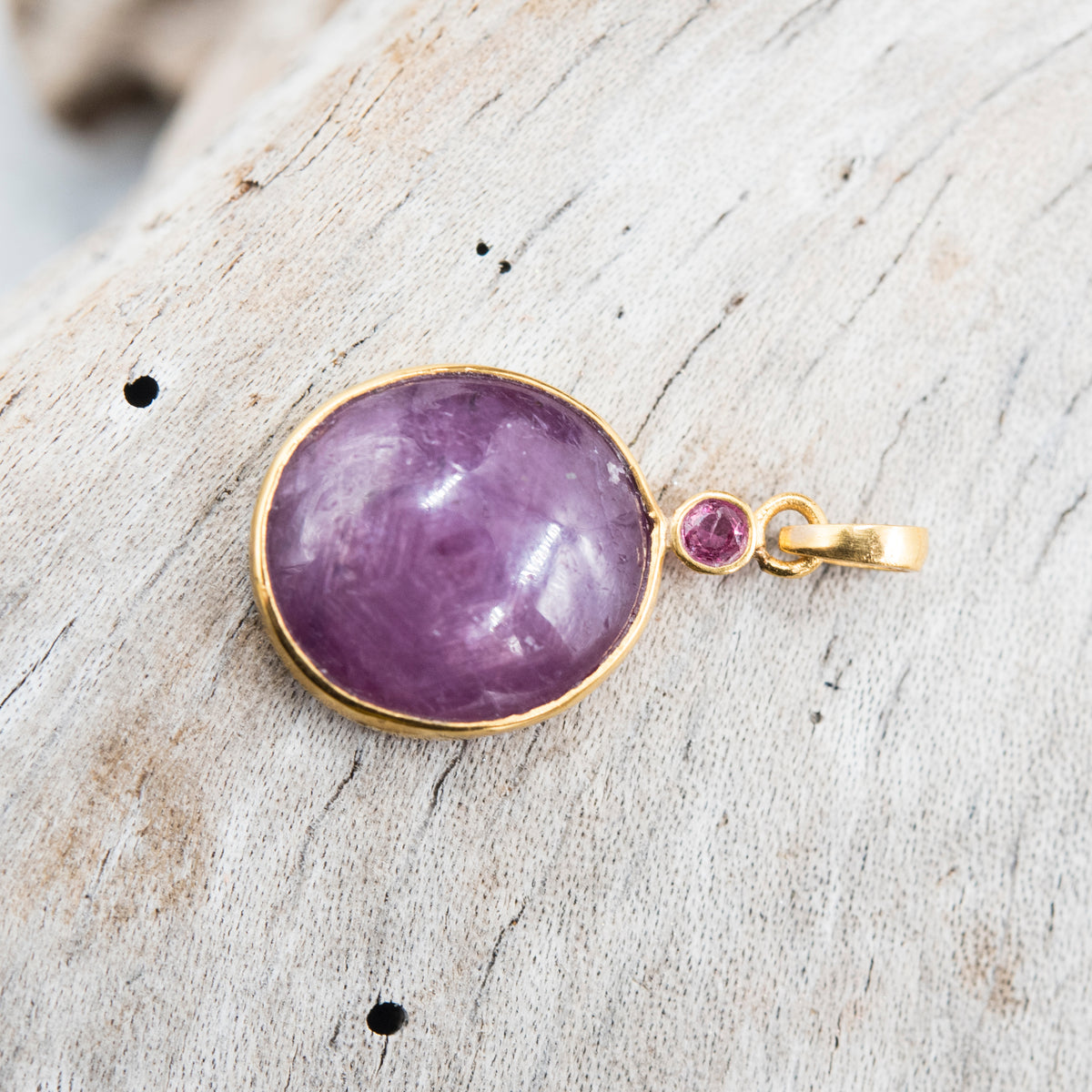 14 Karat Gold | Star Ruby & faceted Ruby Pendant Collection