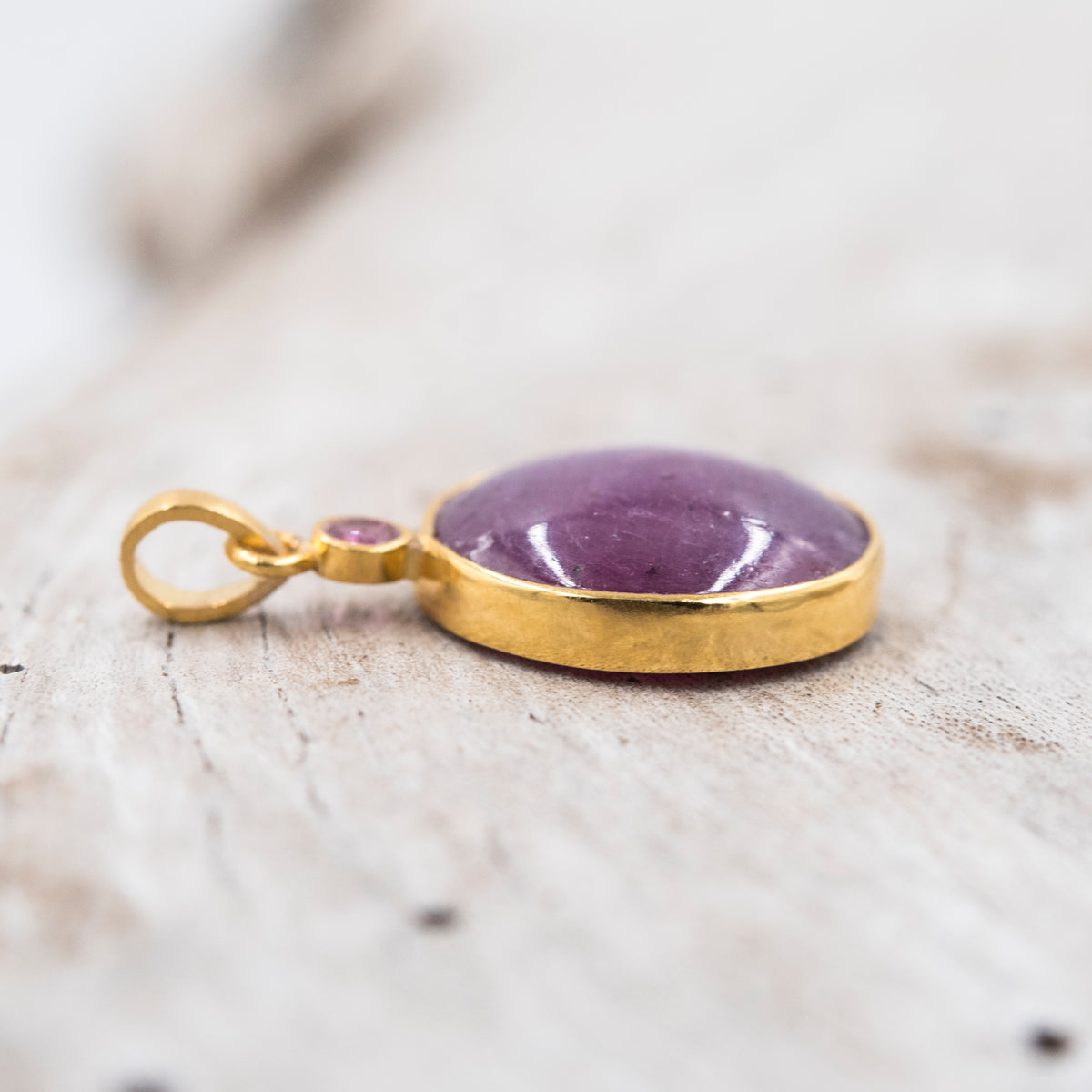 14 Karat Gold | Star Ruby & faceted Ruby Pendant Collection