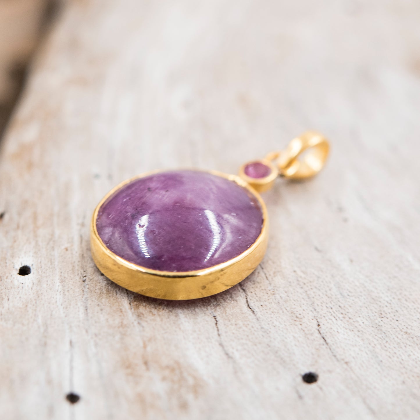 14 Karat Gold | Star Ruby & faceted Ruby Pendant Collection