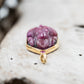 14 Karat Gold | Handcarved Ganesh Ruby Pendant