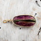 14 Karat Gold | Pink Tourmaline & Diamond Pendant