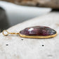 14 Karat Gold | Pink Tourmaline & Diamond Pendant