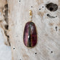14 Karat Gold | Pink Tourmaline & Diamond Pendant