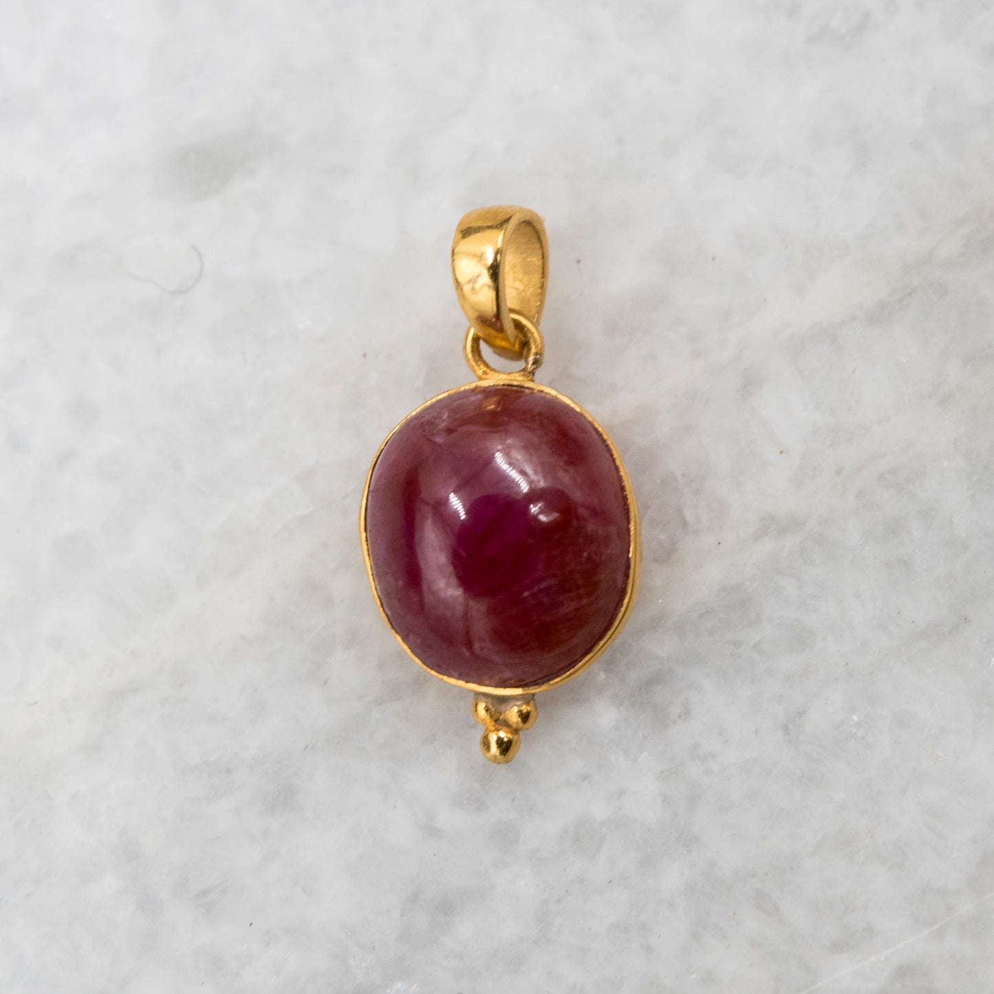 14 Karat Gold | Pink Tourmaline Pendant