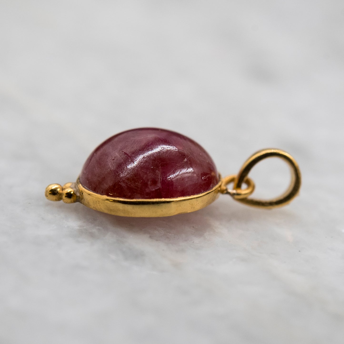 14 Karat Gold | Pink Tourmaline Pendant